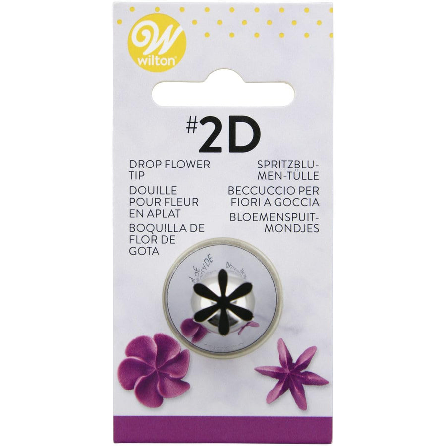 Decorating Piping Tip, No 2D - Drop Flower