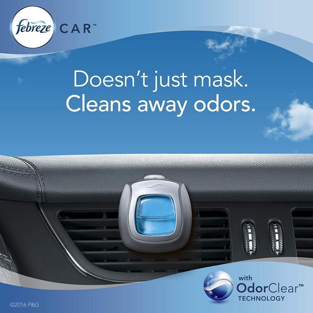 Car Air Freshener, 2 Gain Original and 2 Gain Island Fresh scents (4 Count.06 fl oz)