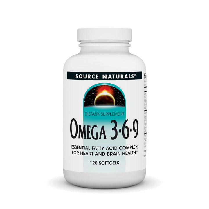 Omega 3-6-9, Essential Fatty Acid Complex for Heart and Brain Health* - 120 Softgels