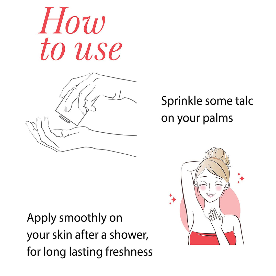London Royal Red Roses Perfumed Talc| Fragrant Beauty Talc for Women| Smooth Texture| 250g