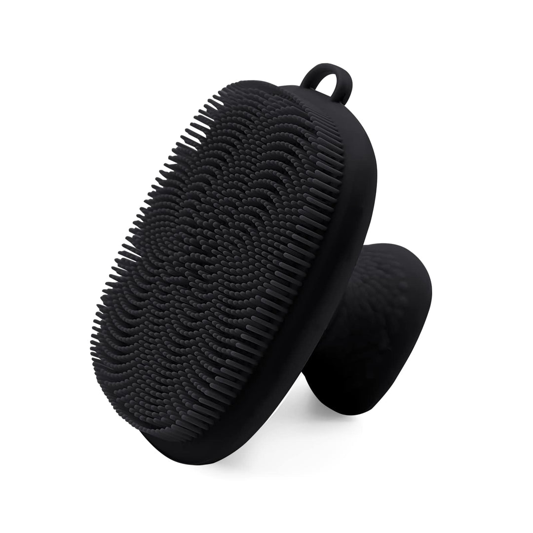 Silicone Face Scrubber Exfoliator Brush, Manual Facial Cleansing Exfoliating Brush, Gentle Face Scrub Wash Brush for Women and Men