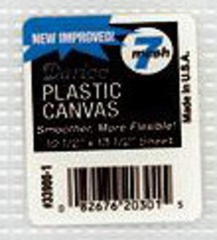 4-Pack of Mesh Plastic Canvas - Clear - 10.5 x 13.5
