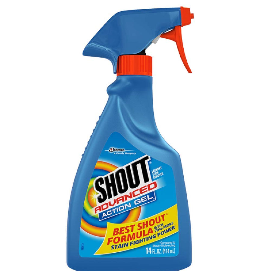 10 - 20 ounces : Shout Advanced Action Cleaning Gel 14 fl oz