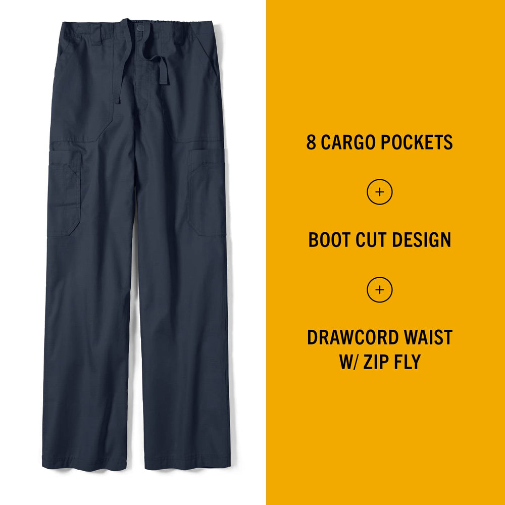 Ripstop: Men’s Boot Cut Cargo Pant — Navy, XL