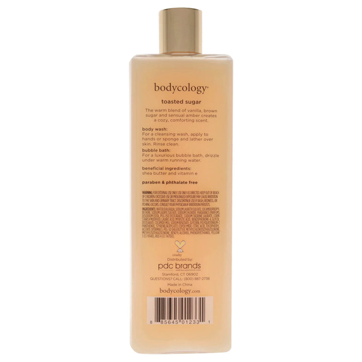 Body Wash, Foaming, Toasted Vanilla Sugar 16 fz (Pack of 4)