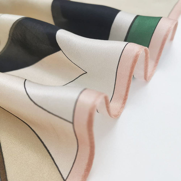 100% Mulberry Silk Scarfs for Women - Lightweight Square Satin Head Scarf - Small Silk Hair Scarf with Gift Packed 21 x 21