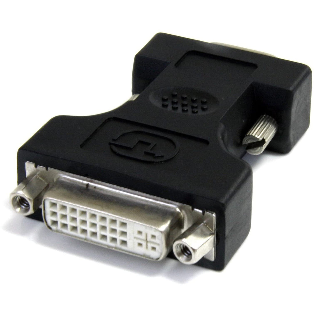 DVI-I to VGA Cable Adapter - Black - F / M - DVI I to VGA Adapter for Your VGA Monitor or Display (DVIVGAFMBK)