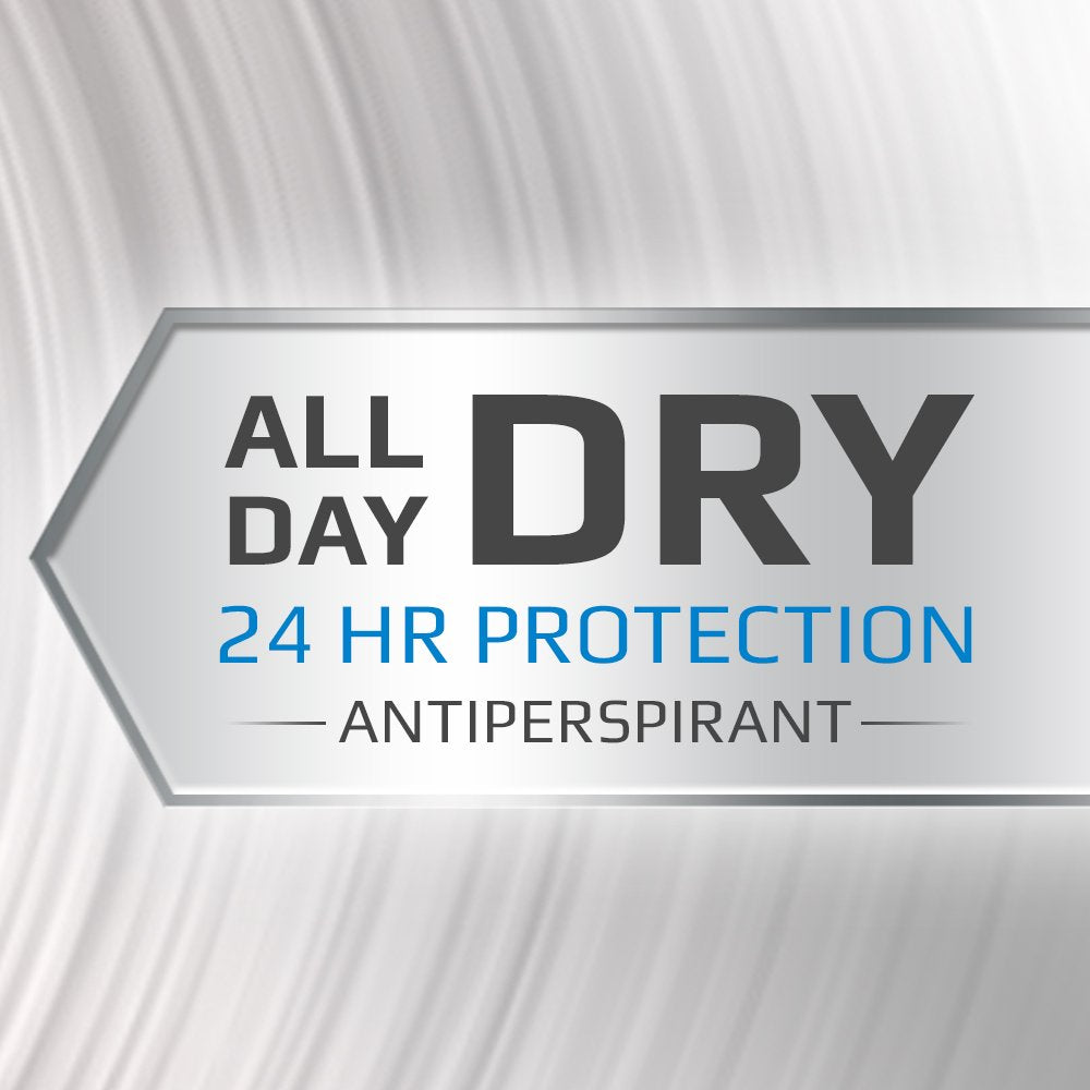 Power Antiperspirant Deodorant for Men, Unscented - 3 Ounce, Pack Of 6 (Packaging May Vary)