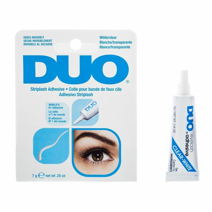Strip Lash Adhesive White/Clear, for Strip False Eyelash, 0.25 oz, 1-Pack