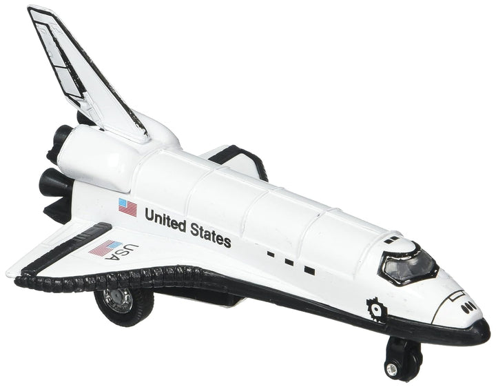 5 Inch Diecast Pullback Space Shuttle, One Space Shuttle
