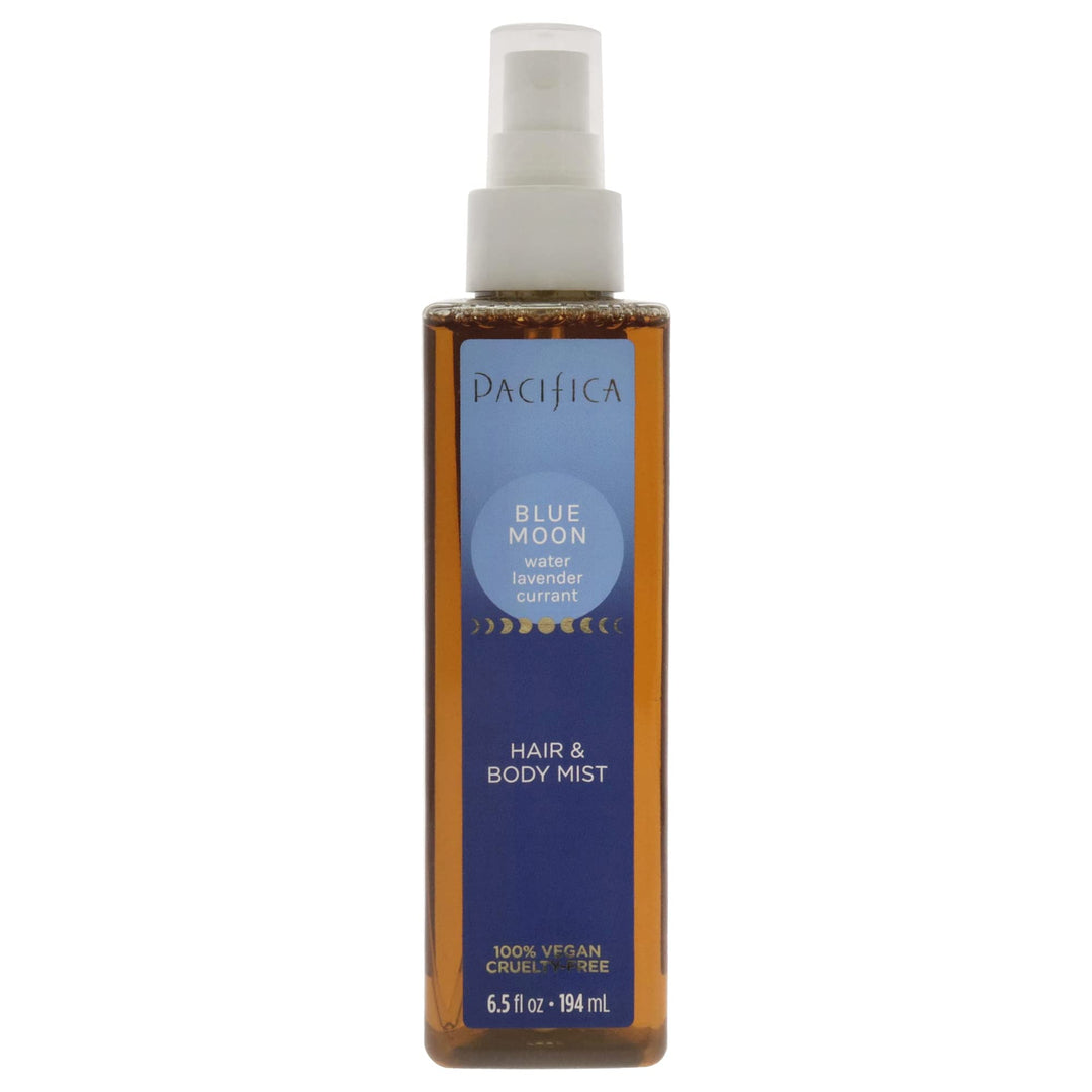 Beauty | Blue Moon Hair Perfume & Body Spray | Water, Lavender, Currant Notes | Natural + Essential Oils | Alcohol Free | Clean Fragrance | Vegan + Cruelty Free