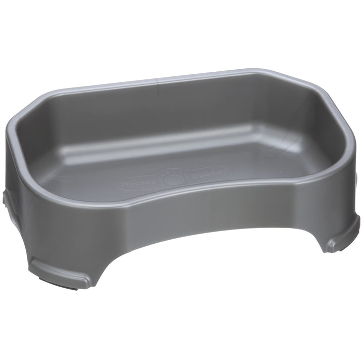 Big Bowl - Extra Large Water Bowl for Dogs (1.25 Gallon Capacity, 160 oz) - Huge Over Size Pet Bowl - Gunmetal Grey