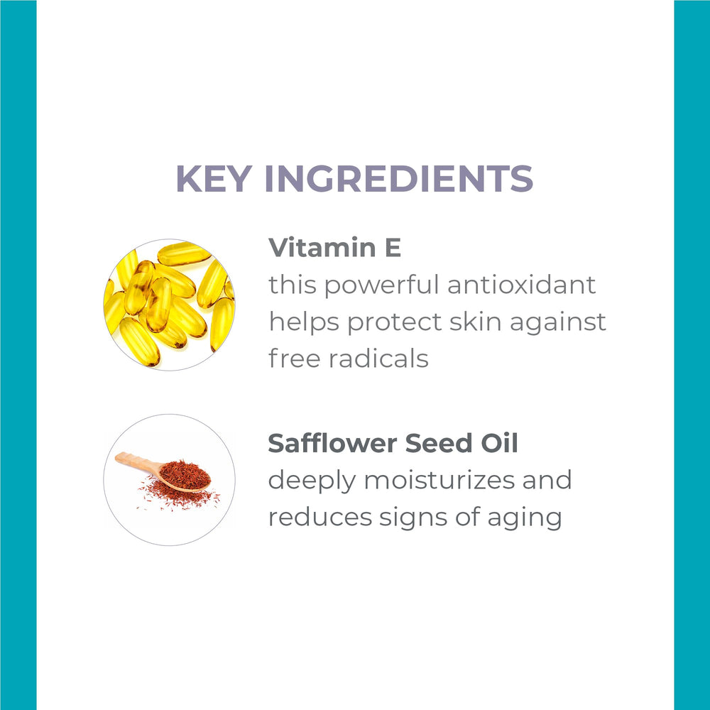 Vitamin E Skin Oil - 14,000 IU Face Oil with Safflower Oil – Hypoallergenic, Fragrance Free Facial Skin Care - Nourishes and Conditions, 2 fl oz