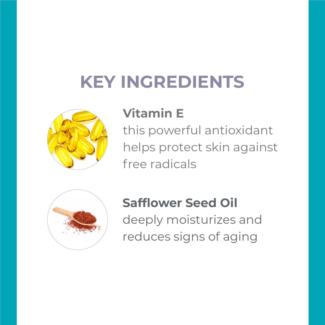 Vitamin E Skin Oil - 14,000 IU Face Oil with Safflower Oil – Hypoallergenic, Fragrance Free Facial Skin Care - Nourishes and Conditions, 2 fl oz