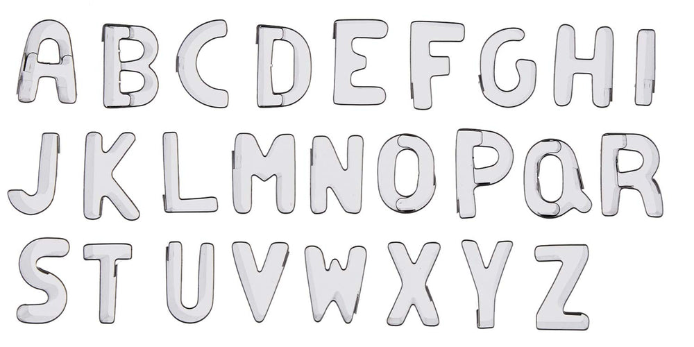 26 Piece Alphabet Cutter Set