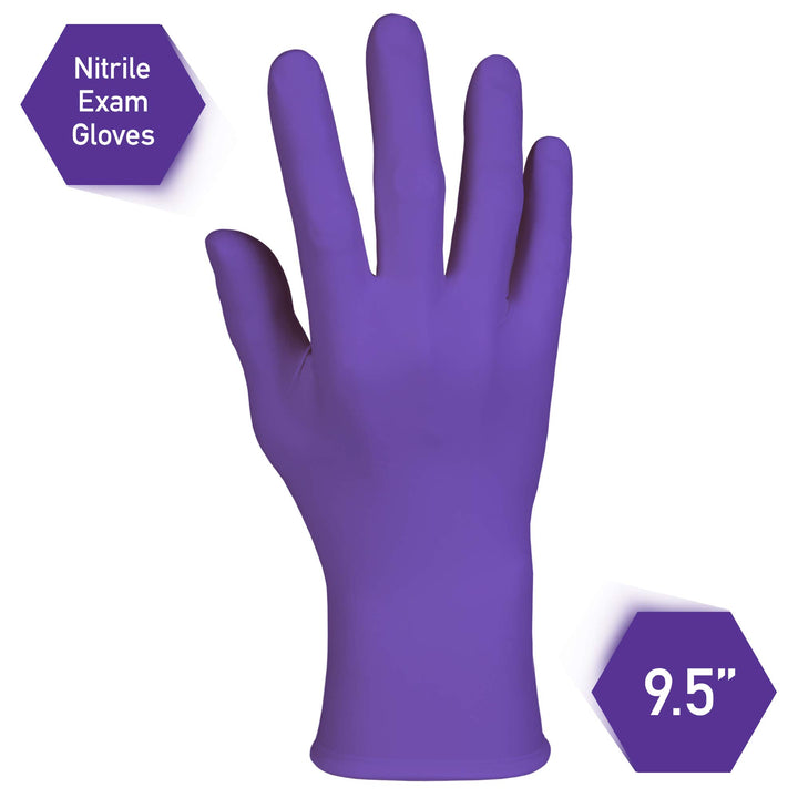 Kimberly-Clark® Safeskin Purple Nitrile Exam Gloves, Large, Purple, Box Of 100