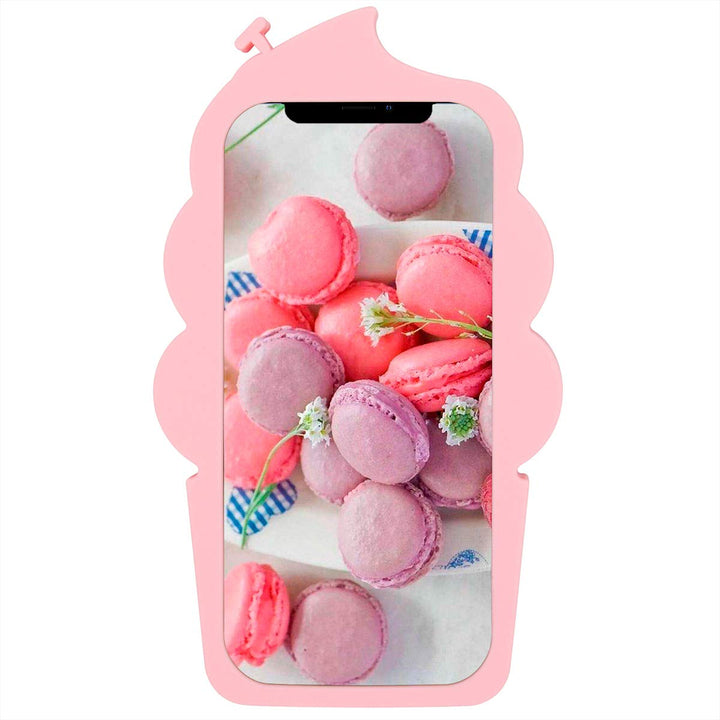 Cute Case Compatible with iPhone 11 Case, Ice Cream Funny 3D Cartoon Cupcakes Shaped Soft Silicone Full Protection Shockproof Cases Cover for Girls Kids Women
