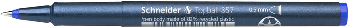 Topball 857 Rollerball 0.6mm, Box of 10, Blue (8573)