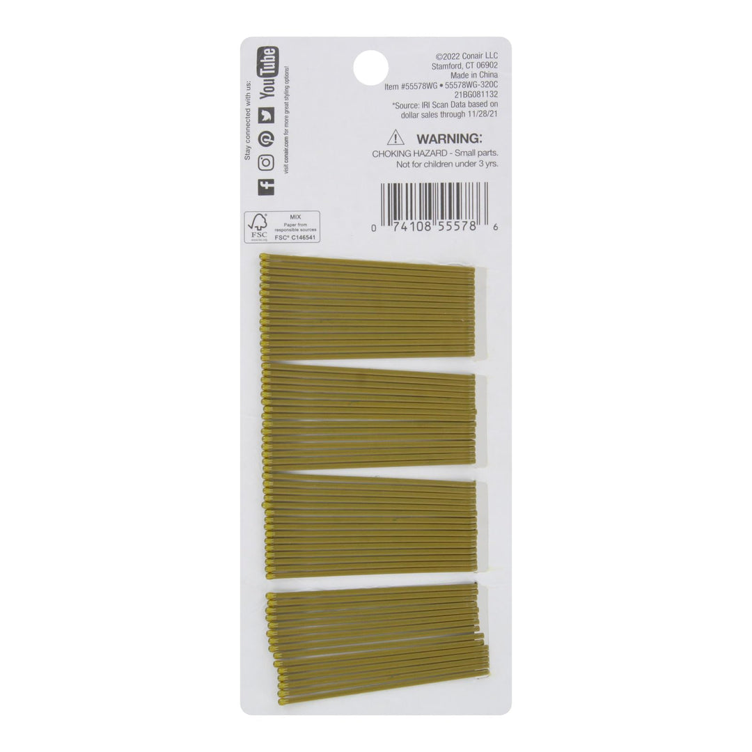 Styling Essentials Bobby Pins -Blonde, 60 Pcs