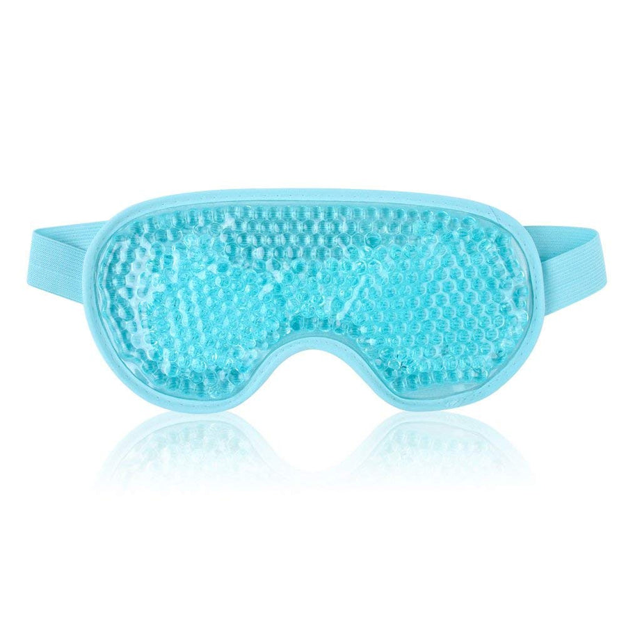 Cooling Eye Mask Cold Gel Eye Mask for Eye Puffiness, Tired Eyes, Migraines, Stress, Itchy Eyes, Eye Lid Surgery, Eye Relief Mask for Sleeping, Skin Care, Eye Spa - Blue