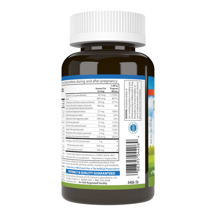 - Prenatal, Multiple with DHA & Vitamin D3, Pregnancy Health, Fetal Development & Immune Support, 60 Softgels