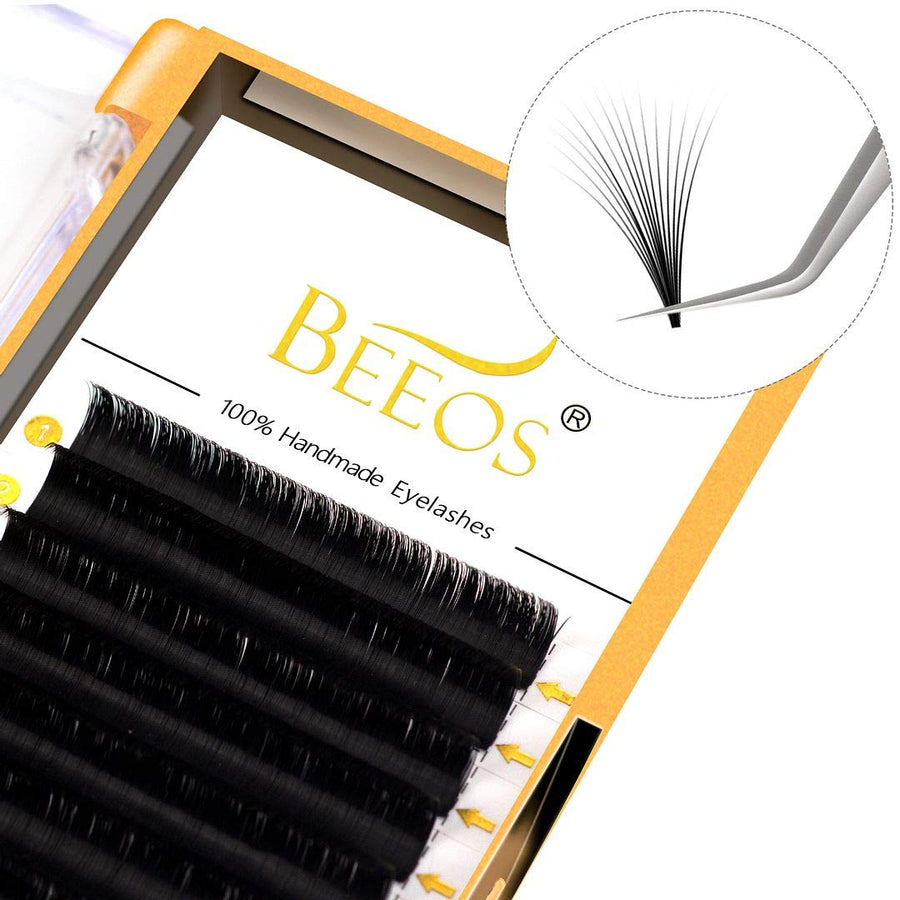 Rapid Blooming Lashes .05 .07 Easy Fan Eyelash Extensions 3D 4D 5D 6D 10D Self Fanning Lashes