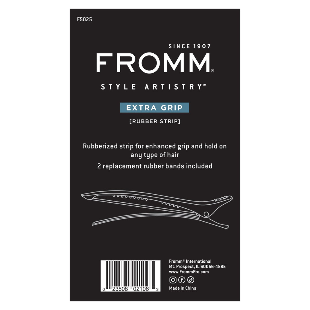 F5025 Extra Grip Rubberized Clip (Pack of 4)