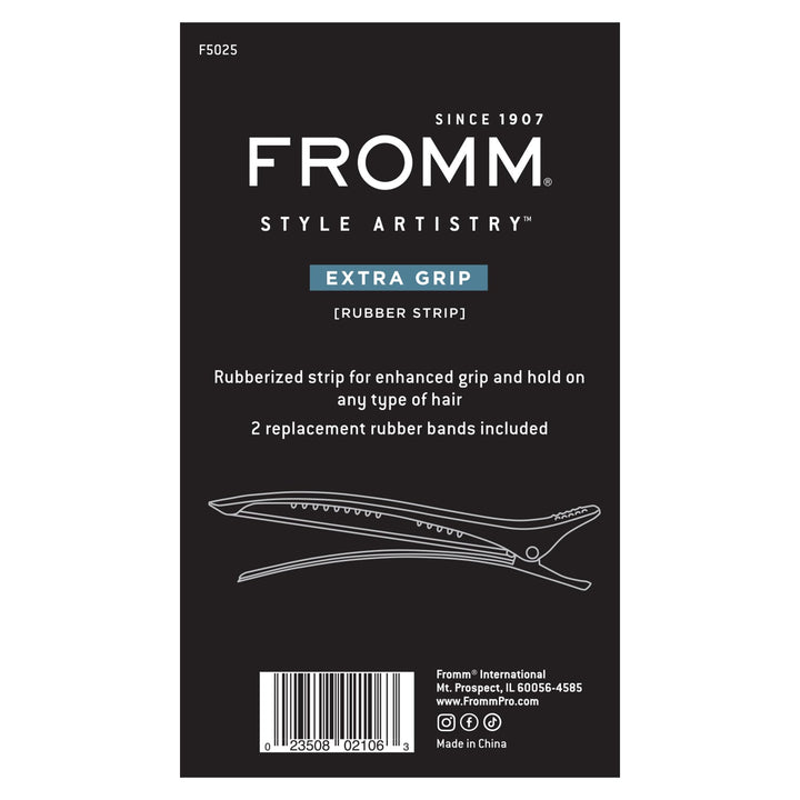 F5025 Extra Grip Rubberized Clip (Pack of 4)