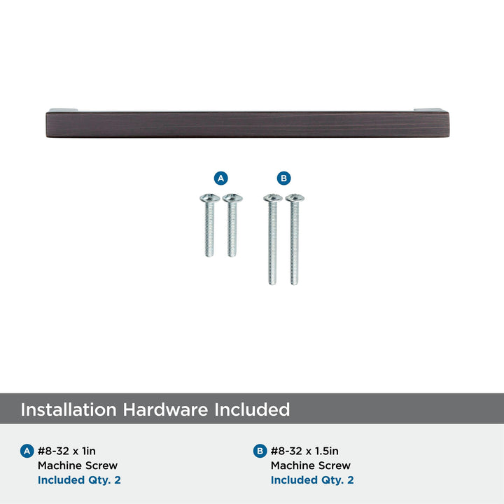 | Cabinet Pull | Oil Rubbed Bronze | 5-1/16 inch (128 mm) Center to Center | Monument | 1 Pack | Drawer Pull | Drawer Handle | Cabinet Hardware