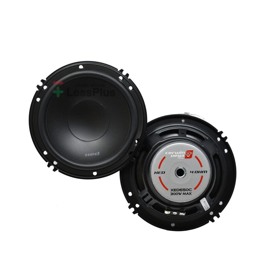 Cerwin Vega XED650C 6.5 inch 300 Watts 2-Way Component Speakers XED Series 4O