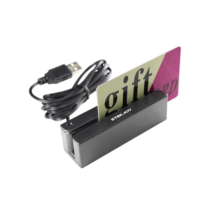 USB 3-Track Magnetic Stripe Card Reader POS Credit Card Reader Swiper MagStripe Swipe Card Reader ET-MSR90