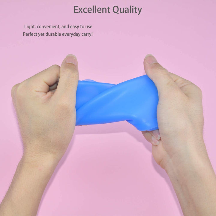 Face Mask Box, 3Pcs Silicone Face Mask Storage Case – Lightweight Portable Carrying Case – Convenient Mouth Opening Design- Face Mask Protection From Pollution – Multipurpose Storage Container (3Pcs)