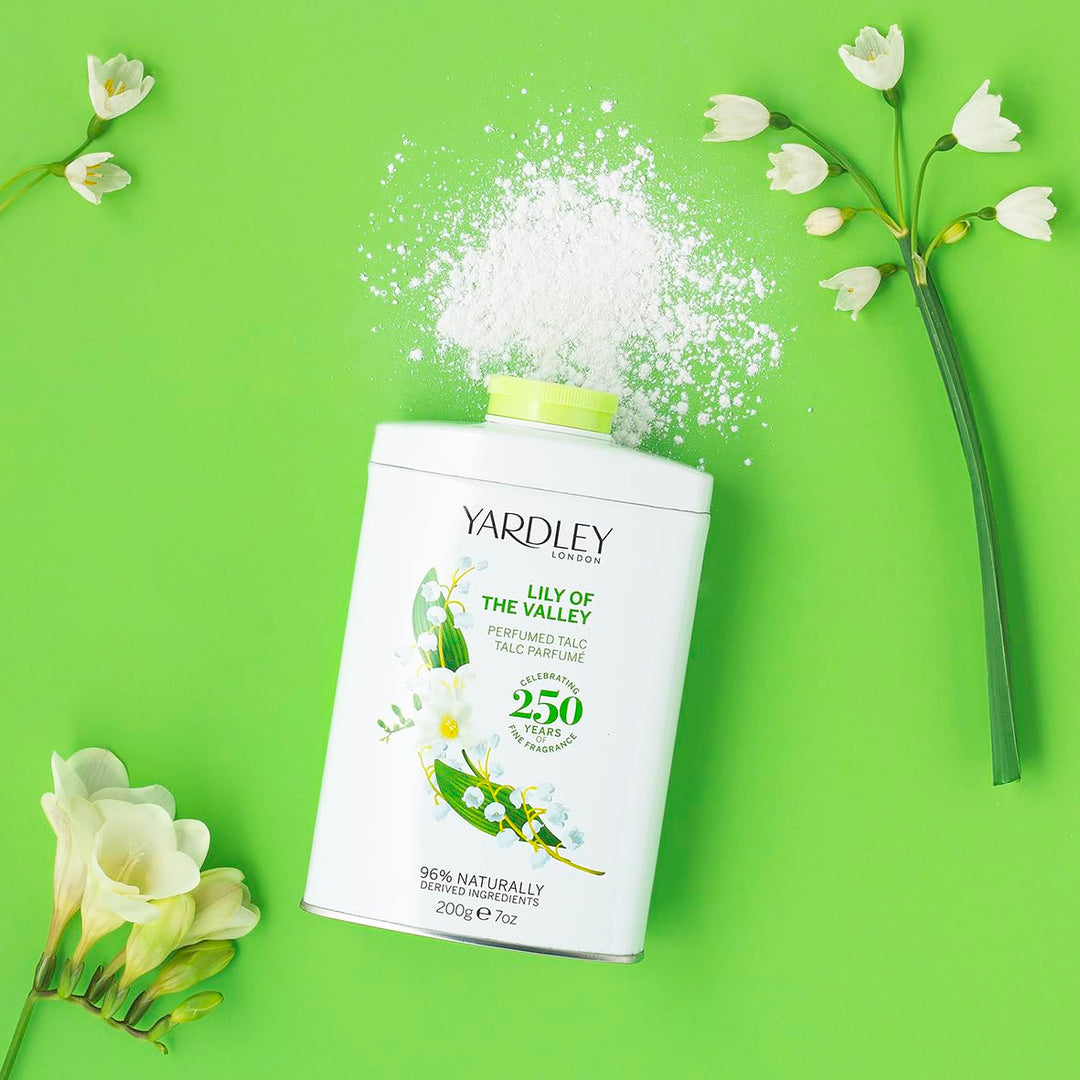 London Lily of the Valley Perfumed Talc 200g