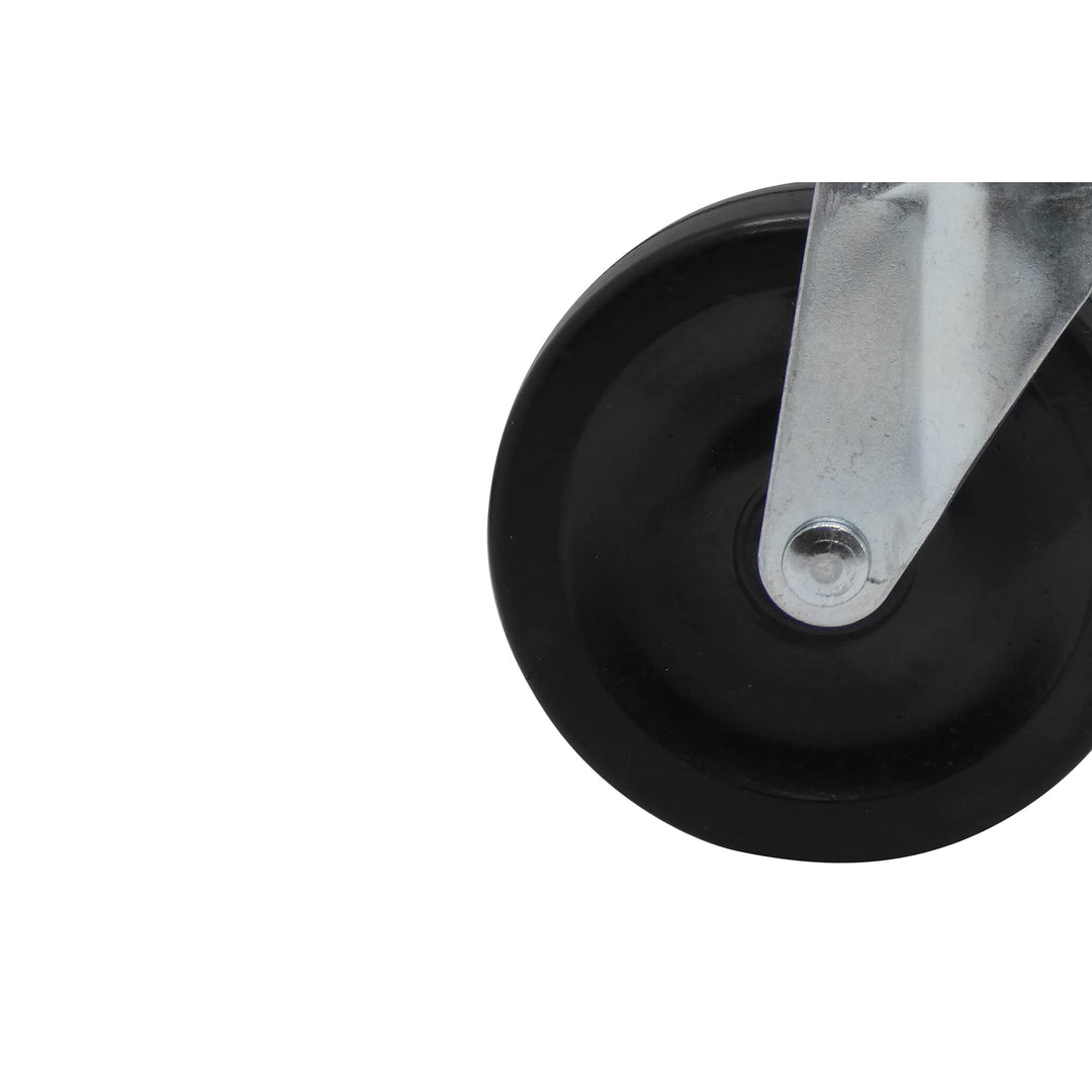 Metal 9785 9785E Spring Loaded Gate Caster, 4-Inch, Black