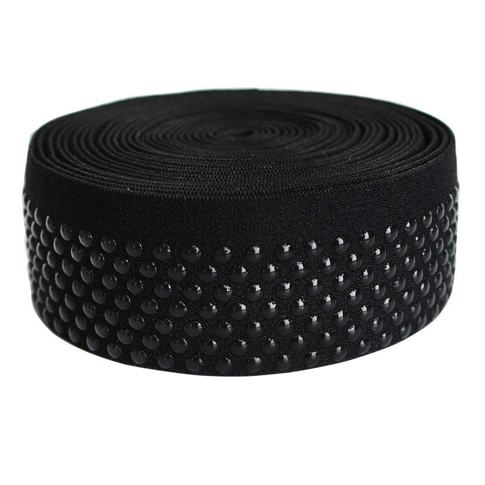 Dot Silicone Elastic Tape No Slip for Garment Accessory & Headband 5Yards per Roll (38mm(FBA))