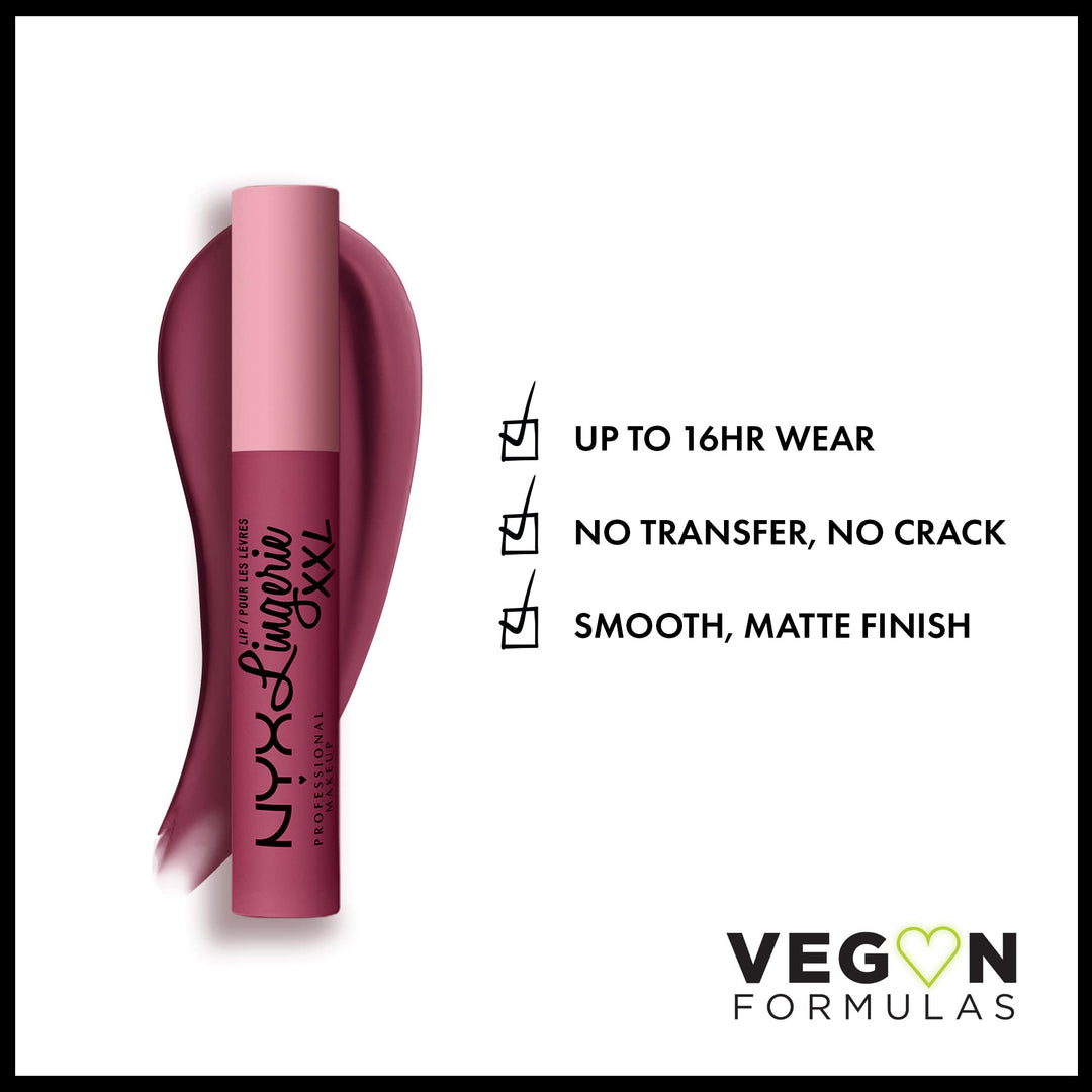 PROFESSIONAL MAKEUP Lip Lingerie XXL Matte Liquid Lipstick - Peek Show (Dusty Peony)