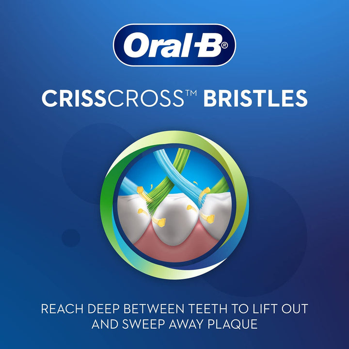 Oral B Criss Cross Adult Manual Toothbrush With Neem Extract, Medium (Buy 2 Get 2 Free)