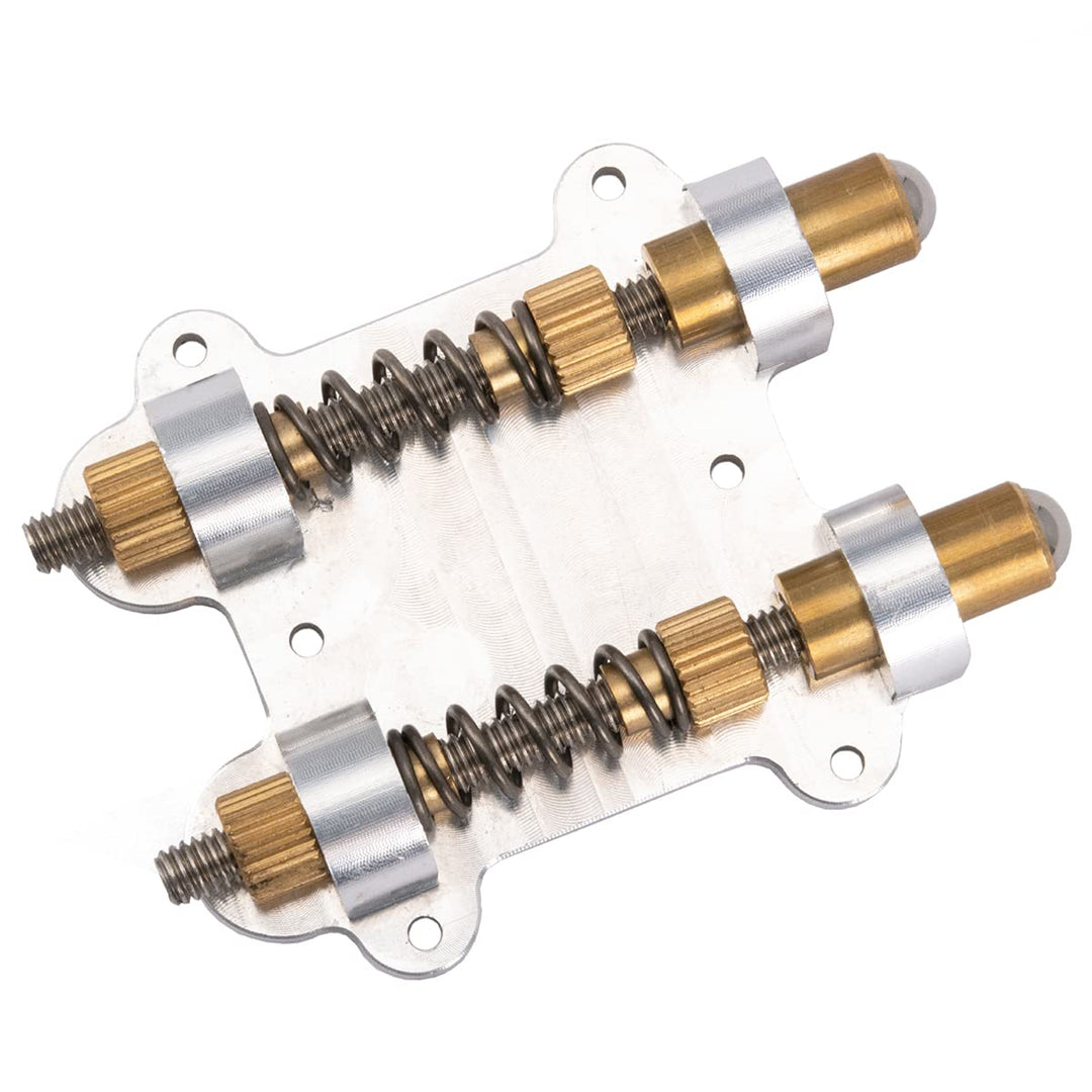 Pro Guitar Dual Brass Tremolo Stopper Stabilizer Arming Adjuster Tremsetter Set for Floyd Rose and Other Floating Tremolo Bridge Systems