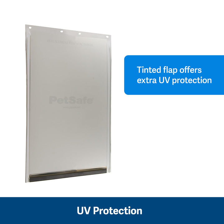 Original Replacement Flap, Dog Door Replacement Flaps, Doggie Flaps Made of Non-Toxic Material, Weather Resistant, (Size- Medium)