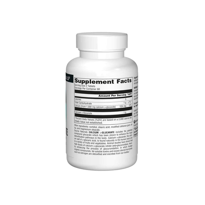 - Calcium D-Glucarate, 500 mg