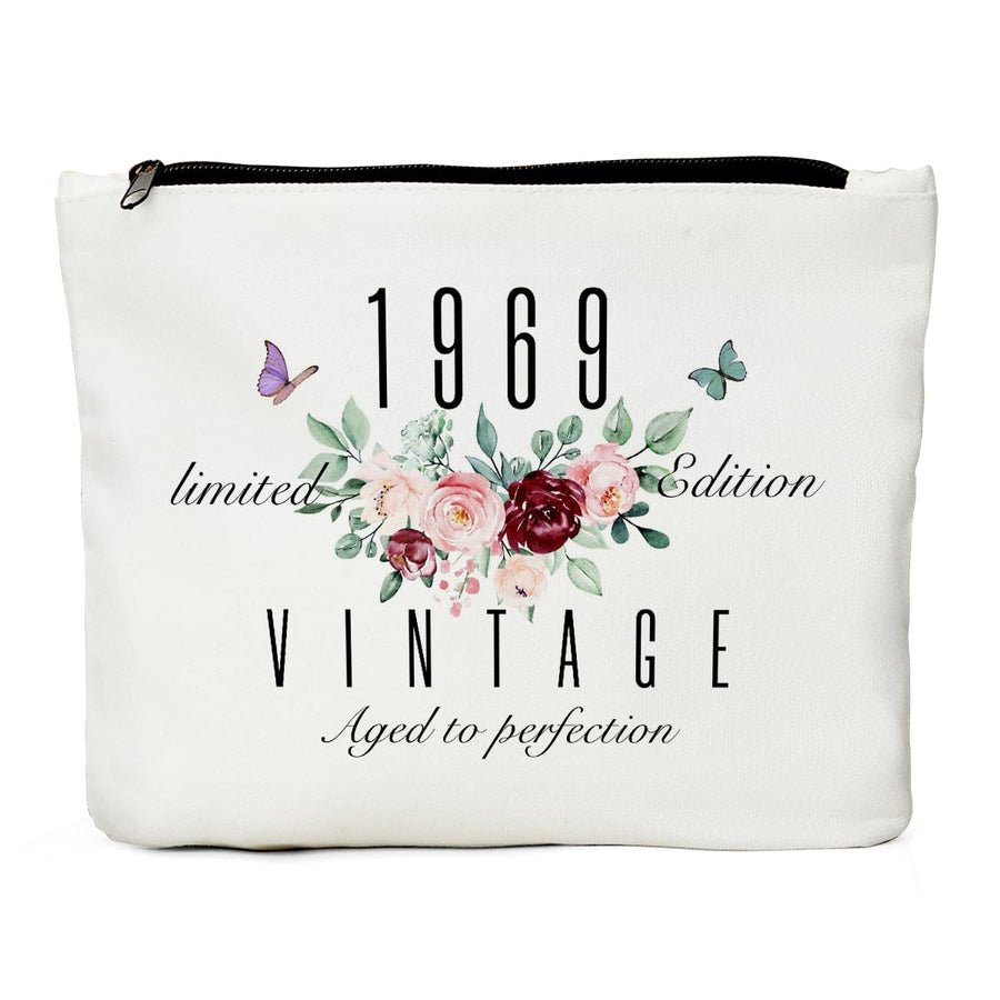 45th Birthday Gifts for Women, 45th Birthday Decorations Present, 45 Year Old Birthday Gift Ideas for Sisters, Friend, Coworker, Grandma, Mom, Boss 1979 Limited Edition Makeup Bag