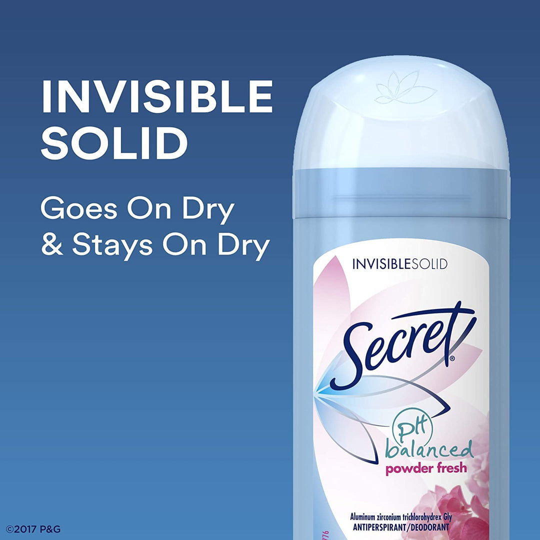 Deodorant Powder Fresh Solid 2.6 Ounce Great Valu Twin Pk (76ml) (2 Pack)