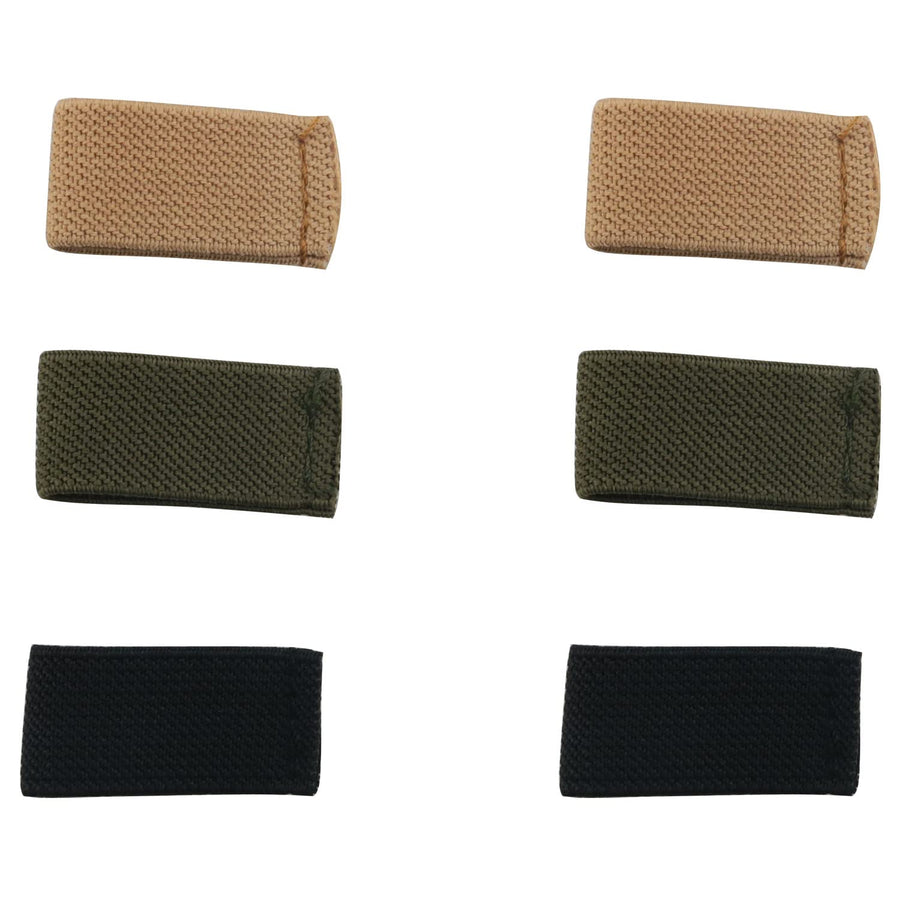 Belt Keeper 6PCS 3Colors Web Belt Elastic Loop Keepers Retainers for 3.5-4cm Wide Belts