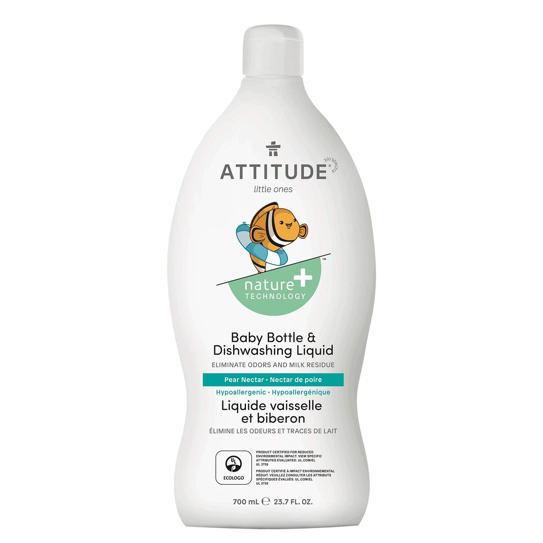Attitude Bottle and Dishwashing Liquid - Pear Nectar, 23.7 Fluid Ounce