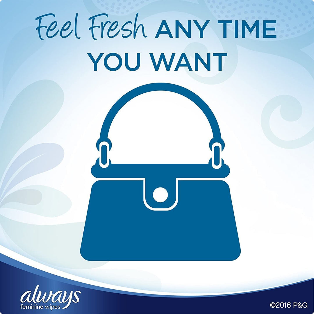 32 Piece Feminine Wipes, Fresh & Clean Scent, 0.498 Pound