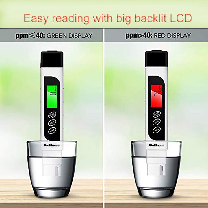 TDS Meter Digital Water Tester, 3 in 1 TDS,Temperature and EC Meter,Accurate Ideal PPM Meter for Drinking Water, Aquariums,RO System and More