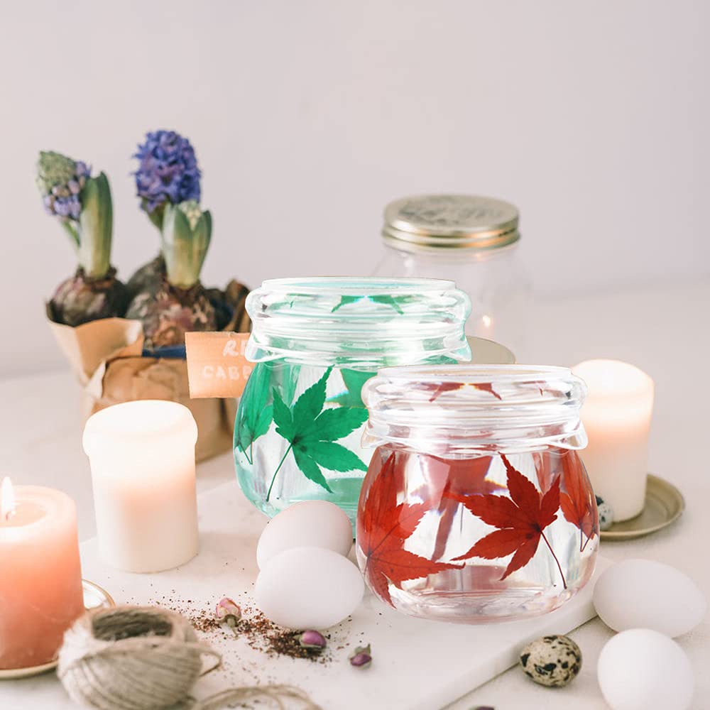 Silicone Jar Mold with Lid, Pudding Jar Resin Mold, Jewelry Box Candle Holder Mould, Round Bottle Cup Epoxy Casting Resin Mold for Storage Display Home Decor