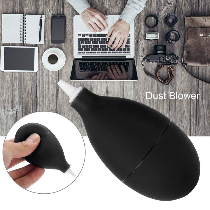 Can, Rubber Powerful Air Dust Blower Pump, Cleaner Tool for Camera Watch Phone Keyboard Lens Filter Cleaning(Black)
