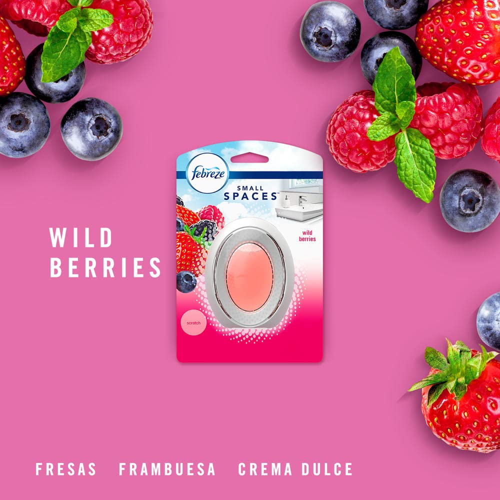 Small Spaces Air Freshener, Wild Berries, Odor Fighter for Strong Odors (1 Count)