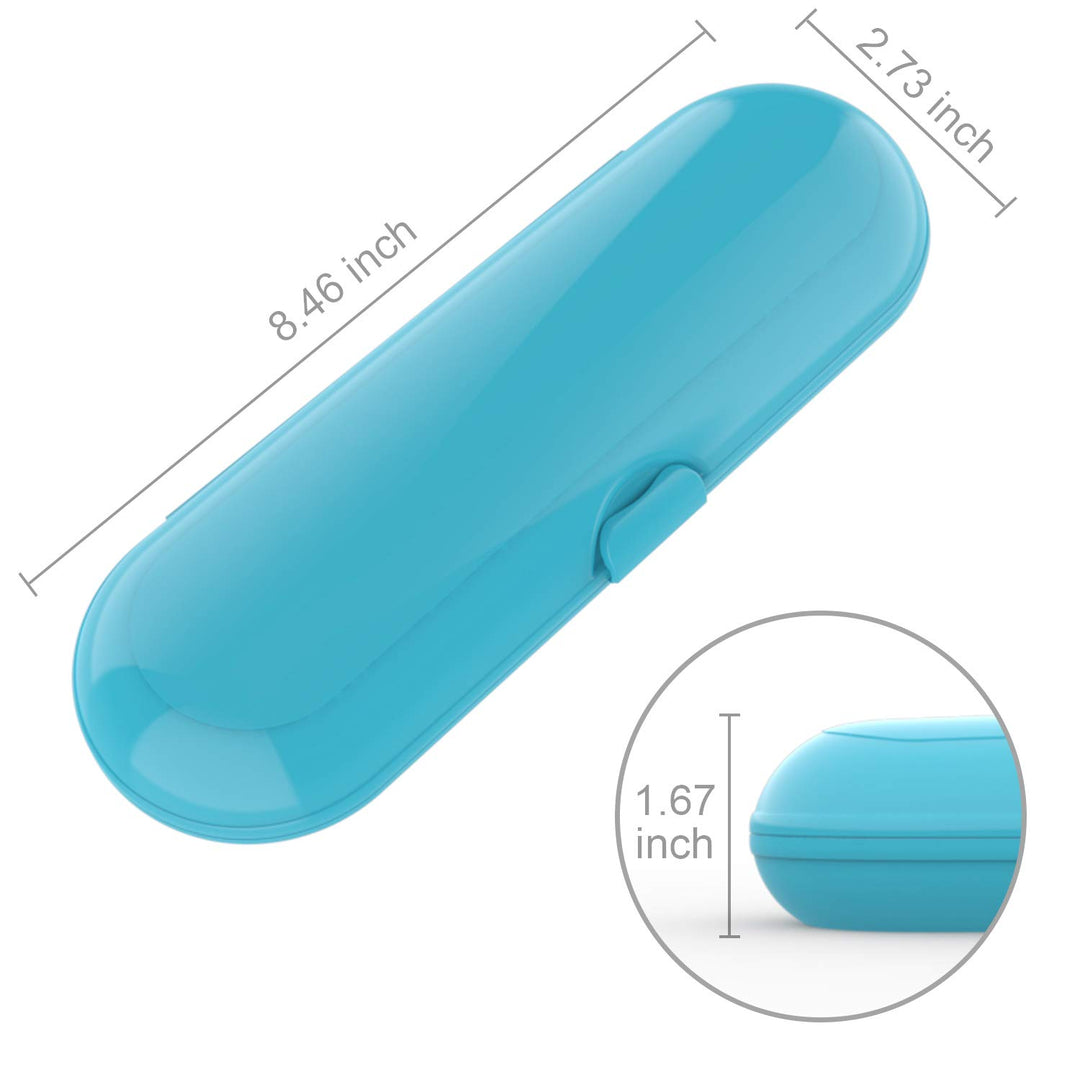 Travel Case for Electric Toothbrush Carrying Case Toothbrush Holder (Blue)